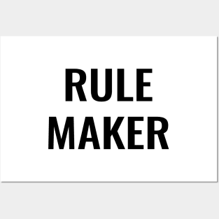 Rule Maker Posters and Art